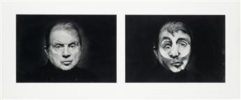 FRANCIS GIACOBETTI (1939- ) Diptych of Francis Bacon.